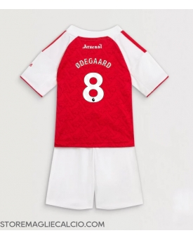 Arsenal Martin Odegaard #8 Maglia Gara Casa Repliche 2025-26 Bambino